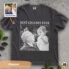 Best Grandpa Ever Custom Photo Shirt - Vintage Grandpa Gift from Kids