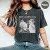 Best Grandpa Ever Custom Photo Shirt - Vintage Grandpa Gift from Kids 4