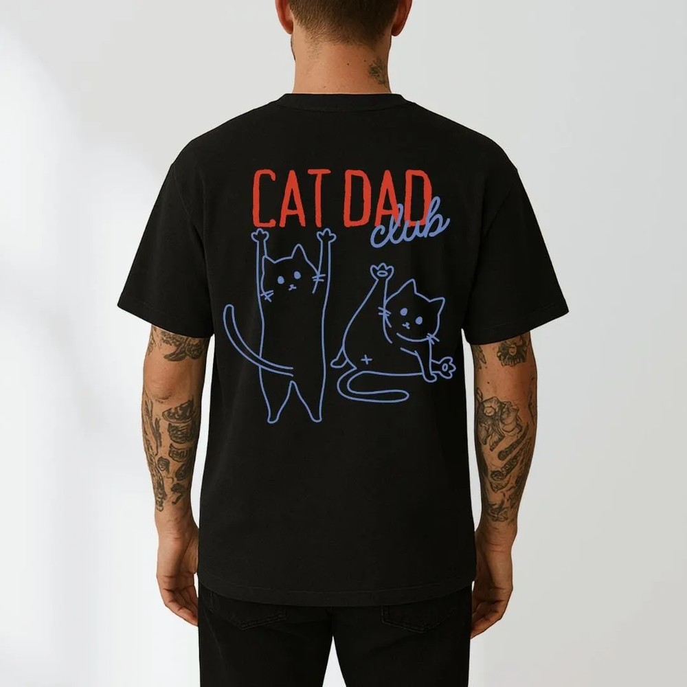 Cat Dad Club Shirt, Cat Dad Shirt, Back Design Tee, Funny Cat Shirt, Cat Lover Gift, New Cat Dad Shirt, Pet Parent Apparel, Cat Daddy Gift 7 Cat Dad Club Shirt, Cat Dad Shirt, Back Design Tee, Funny Cat Shirt, Cat Lover Gift, New Cat Dad Shirt, Pet Parent Apparel, Cat Daddy Gift