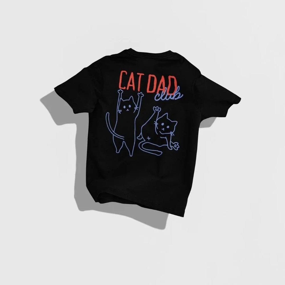 Cat-Dad-Club-Shirt-Cat-Dad-Shirt-Back-Design-Tee-Funny-Cat-Shirt-Cat-Lover-Gift-New-Cat-Dad-Shirt-Pet-Parent-Apparel-Cat-Daddy-Gift-2 Cat Dad Club Shirt, Cat Dad Shirt, Back Design Tee, Funny Cat Shirt, Cat Lover Gift, New Cat Dad Shirt, Pet Parent Apparel, Cat Daddy Gift 1