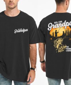Comfort Colors Fathers Day Shirt, Grandpa And Dad Tshirt, Fishing Dad Top, Fisherman Dad Tee, Fathers Day Gift, Holiday Outfit