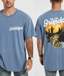 Comfort Colors Fathers Day Shirt, Grandpa And Dad Tshirt, Fishing Dad Top, Fisherman Dad Tee, Fathers Day Gift, Holiday Outfit 1