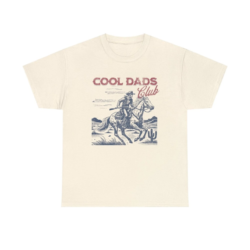 Cool-Dads-Club-Cowboy-Shirt-Funny-Husband-Gift-Western-Dad-Cool-Dads-Club-Cowboy-Shirt-Funny-Husband-Gift-Western-Dad-Tee-2 Cool Dads Club Cowboy Shirt - Funny Husband Gift - Western Dad Tee 1