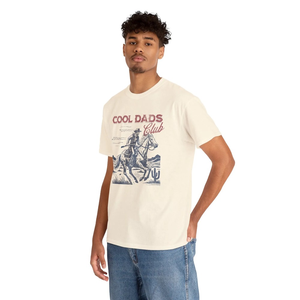 Cool-Dads-Club-Cowboy-Shirt-Funny-Husband-Gift-Western-Dad-Cool-Dads-Club-Cowboy-Shirt-Funny-Husband-Gift-Western-Dad-Tee-4 Cool Dads Club Cowboy Shirt - Funny Husband Gift - Western Dad Tee 3