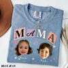 Custom Baby Faces Photo Shirt - Personalized Mama Gift with Names 3