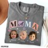 Custom Baby Faces Photo Shirt - Personalized Mama Gift with Names 7
