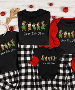 Custom Christmas Elf Photo Shirt - Personalized Face Matching PJs 1