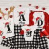Custom Christmas Family Name 2025 - Personalized Holiday Pajamas