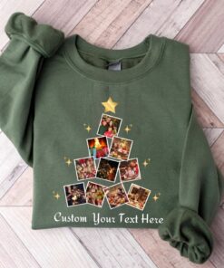 Custom Christmas Photo Sweatshirt - Personalized Holiday Picture Gift