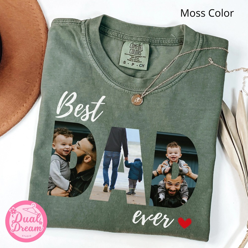 Custom-DAD-Photo-Shirt-Personalized-Fathers-Day-Gift-2 Custom DAD Photo Shirt - Personalized Father's Day Gift 1
