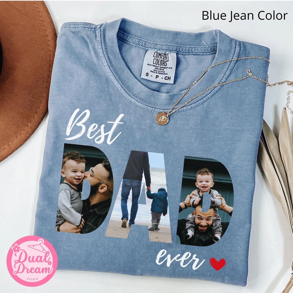 Custom-DAD-Photo-Shirt-Personalized-Fathers-Day-Gift-4 Custom DAD Photo Shirt - Personalized Father's Day Gift 3