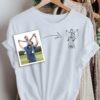 Custom Dad Line Art Shirt - Personalized Photo Portrait
