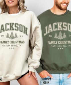 Custom Family Christmas Sweatshirt - Personalized Youth Xmas Gift