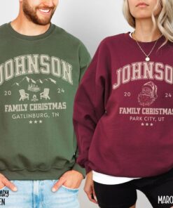 Custom Family Christmas Sweatshirt - Personalized Youth Xmas Gift 1