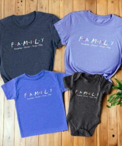 Custom Family Group Shirt - Friends Theme Matching Trip Tees