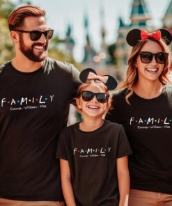 Custom Family Group Shirt - Friends Theme Matching Trip Tees 1