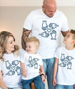 Custom Family Name Matching Shirts - Personalized Vacation Outfits