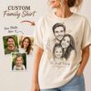 Custom Family Portrait Line Sketch - Personalized Drawing Apparel