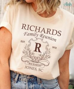 Custom Family Reunion Shirt - Matching Name Monogram Tee