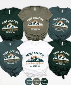 Custom Family Vacation 2026 - Matching Mountain Trip Tees