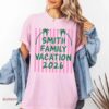 Custom Family Vacation Shirt - Summer Beach Matching Tees 2 Custom Family Vacation Shirt - Summer Beach Matching Tees 2