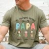 Custom Grandkids Name Grandpa Shirt - Father's Day Papa Tee 4