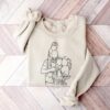 Custom Line Portrait Shirt - Minimalist Family Photo Gift 4