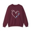 Custom Mama Heart Sweatshirt - Personalized Mom Name Crewneck 2 Custom Mama Heart Sweatshirt - Personalized Mom Name Crewneck 2