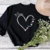 Custom Mama Heart Sweatshirt - Personalized Mom Name Crewneck 3 Custom Mama Heart Sweatshirt - Personalized Mom Name Crewneck 3