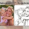 Custom Mama Photo Shirt - Personalized Mom Portrait from Photo 5