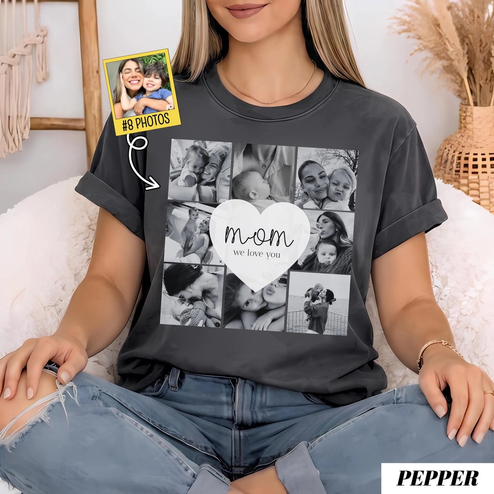 Custom-Mom-Photo-Shirt-Personalized-Mama-Gift-First-Mothers-Day-Custom-Mom-Photo-Shirt-Personalized-Mama-Gift-First-Mothers-Day-2 Custom Mom Photo Shirt - Personalized Mama Gift - First Mother's Day 1