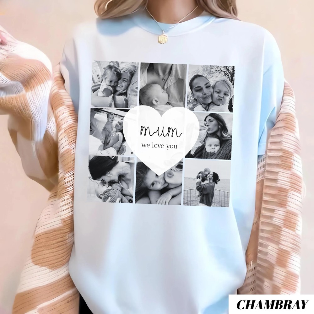 Custom-Mom-Photo-Shirt-Personalized-Mama-Gift-First-Mothers-Day-Custom-Mom-Photo-Shirt-Personalized-Mama-Gift-First-Mothers-Day-5 Custom Mom Photo Shirt - Personalized Mama Gift - First Mother's Day 4