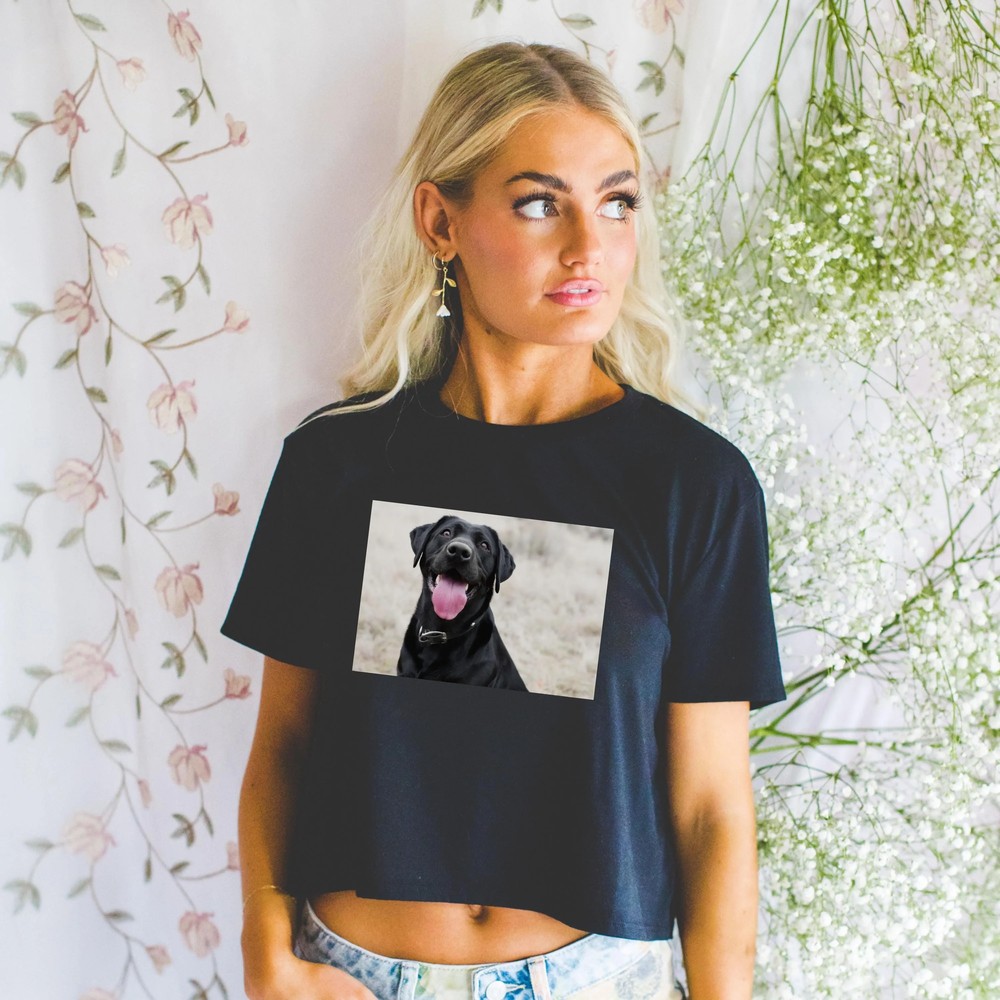 Custom-Photo-Crop-Top-Personalized-Pet-and-Family-Picture-Custom-Photo-Crop-Top-Personalized-Pet-and-Family-Picture-Shirt-6 Custom Photo Crop Top - Personalized Pet and Family Picture Shirt 5
