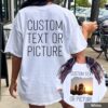 Custom Photo T-Shirt Front & Back - Personalized Make Your Own Shirt 1