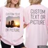 Custom Photo T-Shirt Front & Back - Personalized Make Your Own Shirt 3