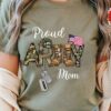 Custom Proud Army Family Shirt - Personalized Military Gift for Mom Dad