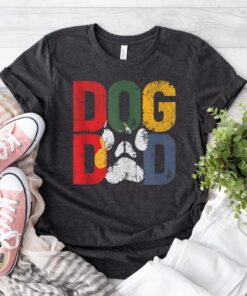 Dog Dad Paw Shirt - Personalized Dog Lover Gift - Funny Father Tee 1