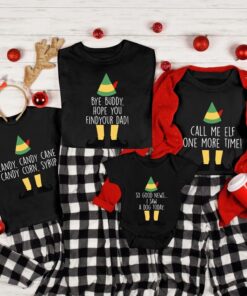 Elf Family Christmas Shirts - Custom Matching Elf Party Tees
