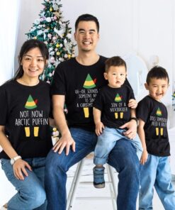 Elf Family Christmas Shirts - Custom Matching Elf Party Tees 1
