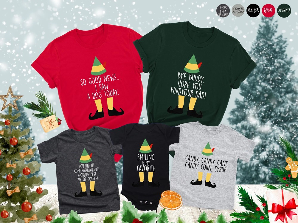 Elf-Family-Christmas-Shirts-Custom-Matching-Elf-Party-Tees-Elf-Family-Christmas-Shirts-Custom-Matching-Elf-Party-Tees-6 Elf Family Christmas Shirts - Custom Matching Elf Party Tees 5