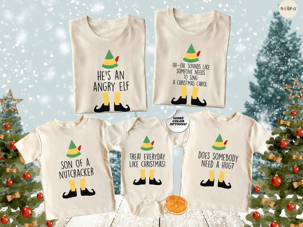 Elf-Family-Christmas-Shirts-Custom-Matching-Elf-Party-Tees-Elf-Family-Christmas-Shirts-Custom-Matching-Elf-Party-Tees-7 Elf Family Christmas Shirts - Custom Matching Elf Party Tees 6