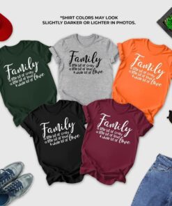 Family A Little Bit Of Crazy A Little Bit Of Loud - Reunion Shirt