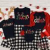 Family Christmas Name Shirt - Doodle Alphabet Xmas Sweatshirt 1 Family Christmas Name Shirt - Doodle Alphabet Xmas Sweatshirt 1