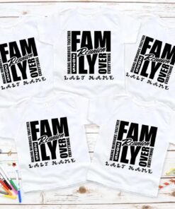 Family Over Everything Shirt - Personalized Family Reunion 2026 Tee 1