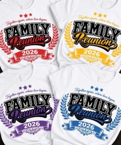 Family Reunion 2026 T-Shirt - Matching Group Gathering Apparel