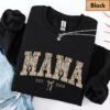 Floral Mama Sweatshirt - Retro Cute Mom Hoodie - Mother's Day Gift