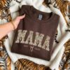 Floral Mama Sweatshirt - Retro Cute Mom Hoodie - Mother's Day Gift 1