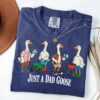 Funny Goose Dad Shirt - Silly Goose Graphic Tee - Sarcastic Dad Gift