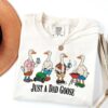 Funny Goose Dad Shirt - Silly Goose Graphic Tee - Sarcastic Dad Gift 4