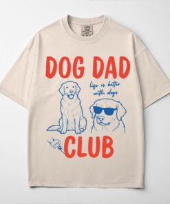 Golden Retriever Dog Dad Club - Modern Artsy Dog Lover Shirt